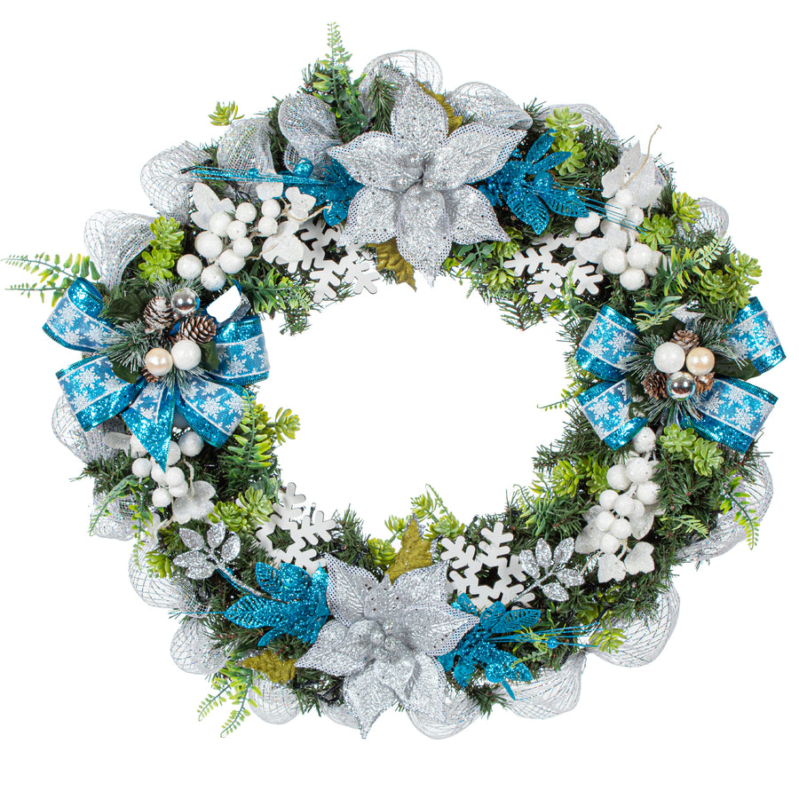 Art.8683 Listón Organza Copo De Nieve 3.8cm  10m 1pz