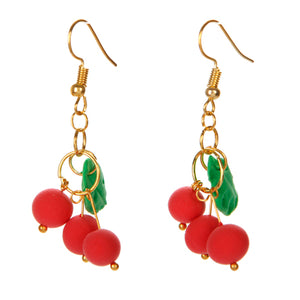 Aretes Cereza Con Fomi Modeable