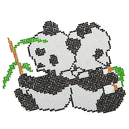 Pandas Con Creando Con Brillantes