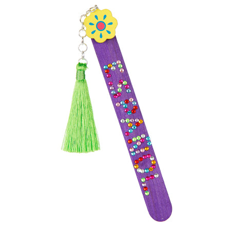 Separador De Libros Con Palito De Madera Y Borla