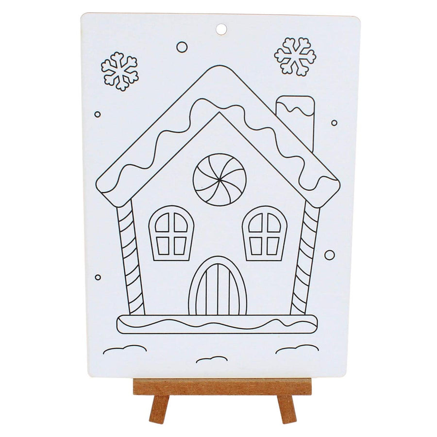 Art.10006 Lienzo Con Atril Mad 22x16cm