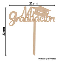 Art.10106 Pick Mi Graduación 23x22cm 1pz