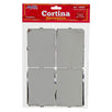 Fantasías Miguel Art.10427 Cortina Foil Cuadros 2x1m 1pz