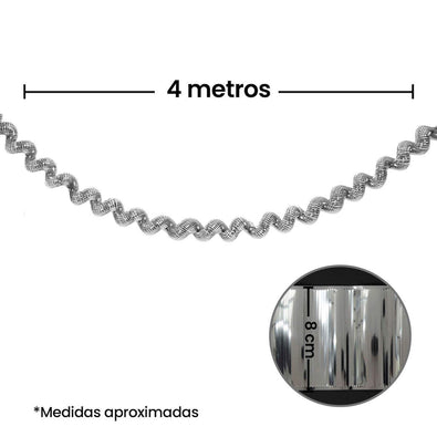 Fantasías Miguel Art.10735 Tira Espiral De PVC 8cmx4m 1pz