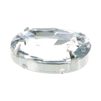 Art.11257 Piedra Acrílica Con Casquillo Oval