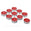 Fantasías Miguel Art.11291 Caja Vela Tea-Light Sin Aroma 1.5x3.8cm 10pz Rojo
