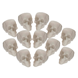 Art.11656 Craneos Plástico 3.5x4x5cm 12pz