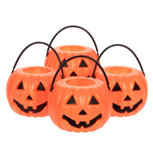 Art.11657 Mini Cubeta Calabaza 5x7cm 4pz