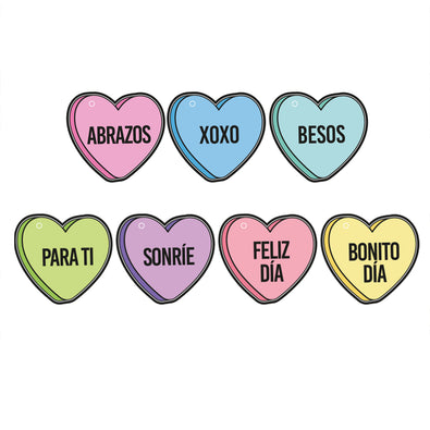 Fantasías Miguel Art.11706 Tarjeta Corazones 5x5.5cm 15pz