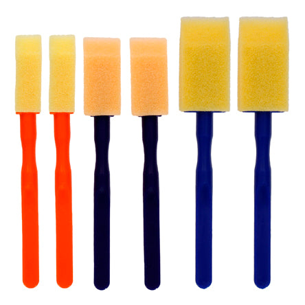 Art.12095 Juego Esponjas con mango varios tamaños 6pz