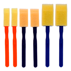 Art.12095 Juego Esponjas con mango varios tamaños 6pz