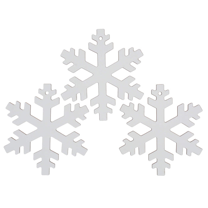 Art.12303 Figura Navidad Blanco 12cm 3pz