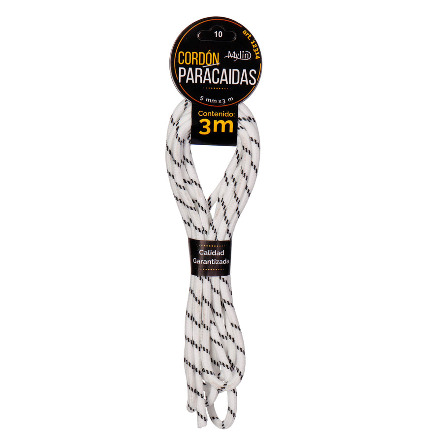 Art.12314 Cordón Paracaidas Rayas 5mmx3m 1pz