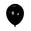 Fantasías Miguel Art.12458 Globos Brillantes 13cm 50pz Negro