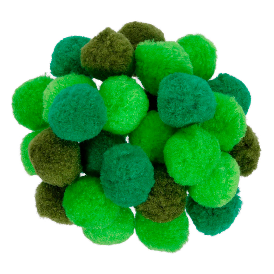 Art.12540 Pompom colores surtidos 50mm 30pz