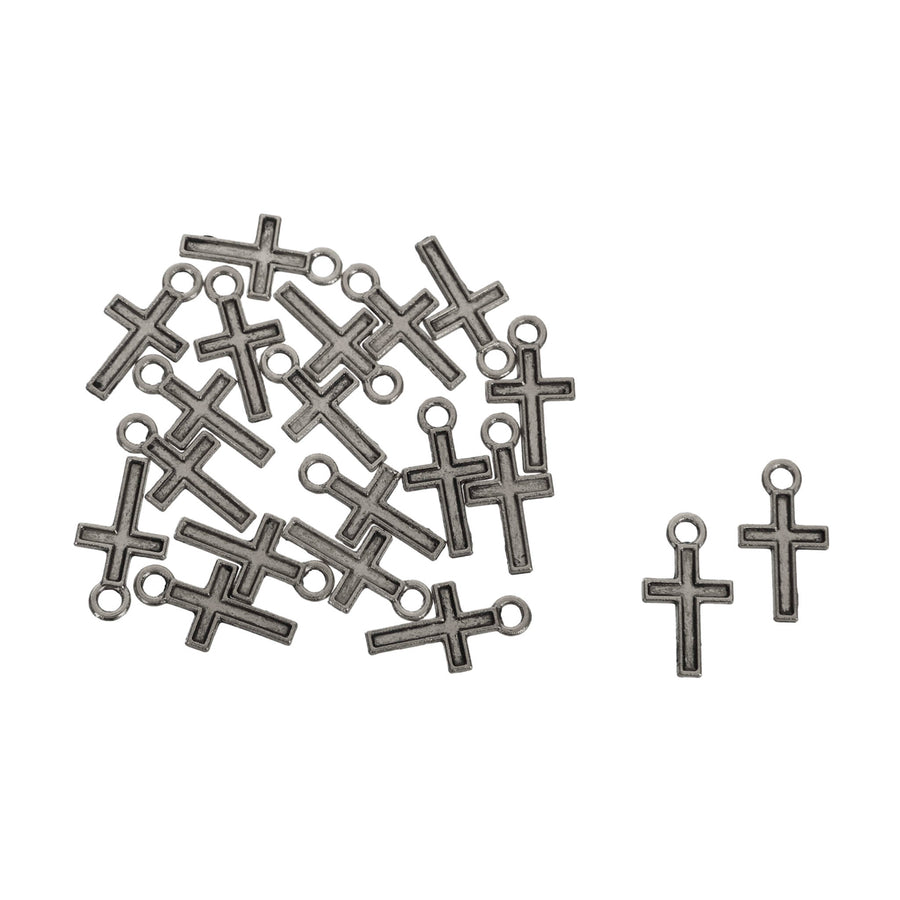 Art.12692 Dije Cruz 8x15mm 20pz