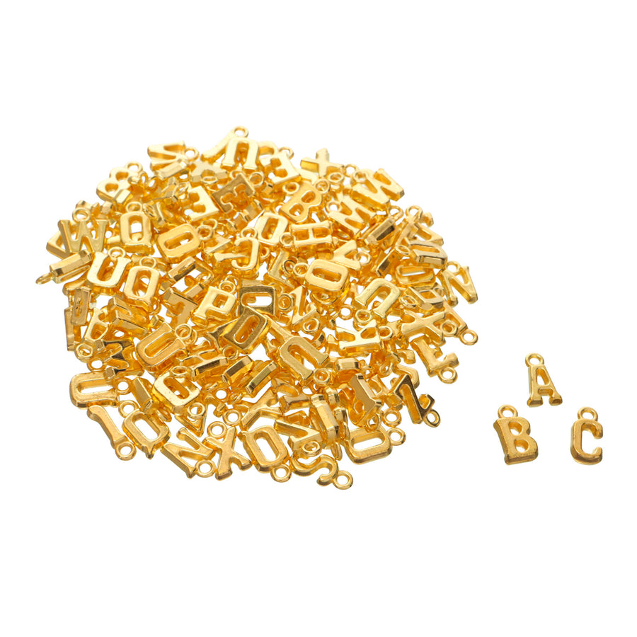 Art.12719 Letra Plástica Surtido Metal 14mm    (110pz aprox) 50g