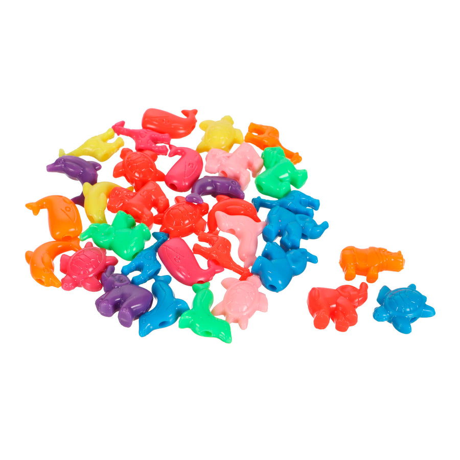 Art.12721 Cuentas Mixta Animalitos 20mm    (30pz aprox) 40g
