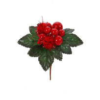 Art.12743 Pick Navidad Cerezas 10cm 1pz