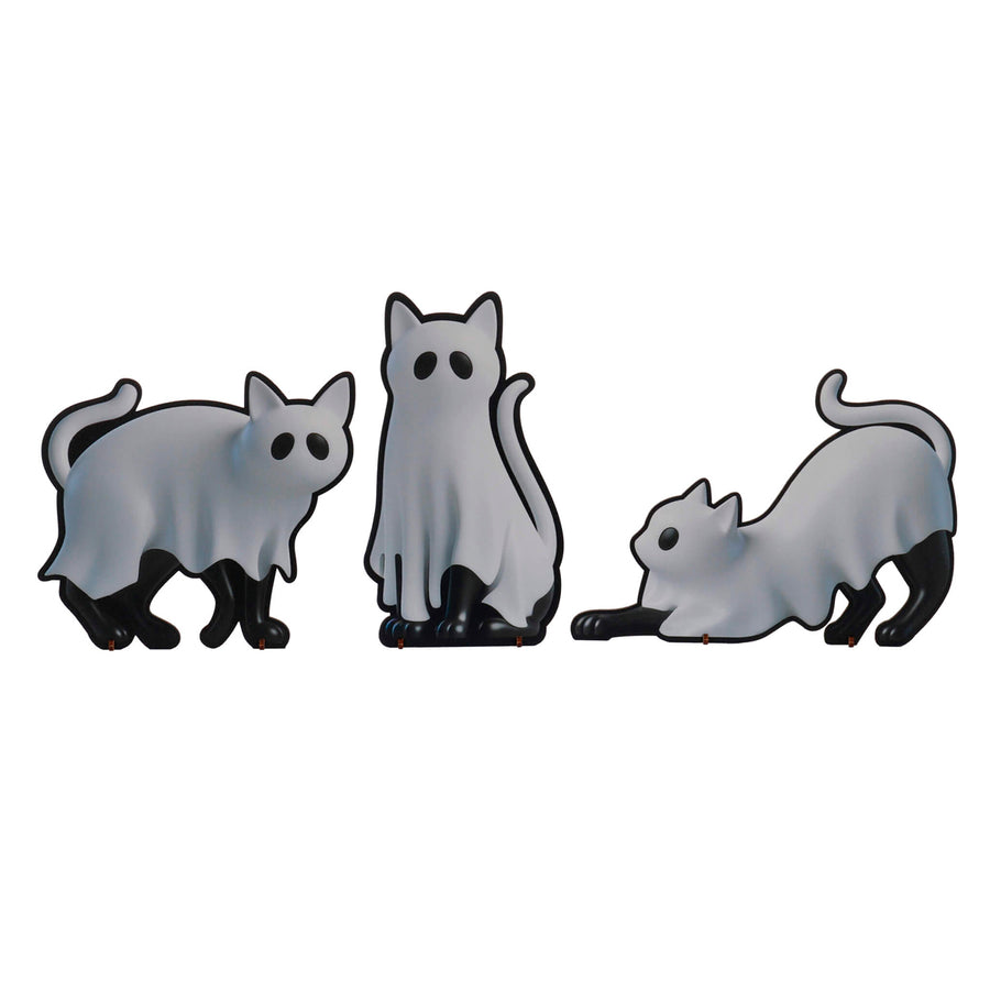 Art.12790 Gato Fantasma B/3pz 20x11cm
