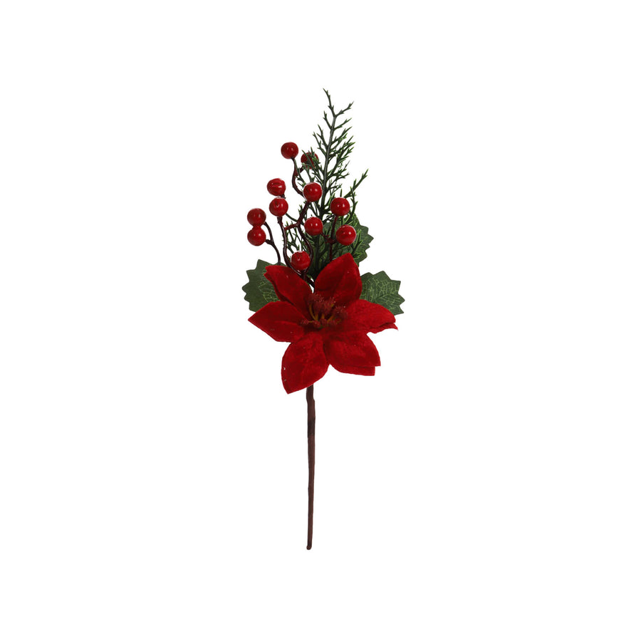 Art.12938 Pick Nochebuena Terc/Cer 30cm