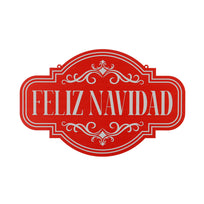 Art.13216 Let Feliz Navidad 23x35cm