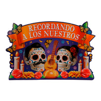 Art.13290 Letrero Recordar Muertos 45x68cm 1pz