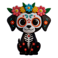 Art.13293 Adorno Mascota Calavera 35x25cm    (Aprox) 1pz