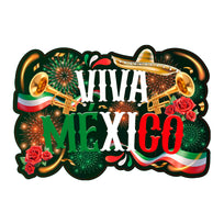Art.13381 Letrero Viva Mexico 60x88cm