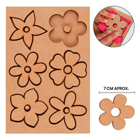 Art.13656 Mold Flor P/Termo Fom 24x15cm