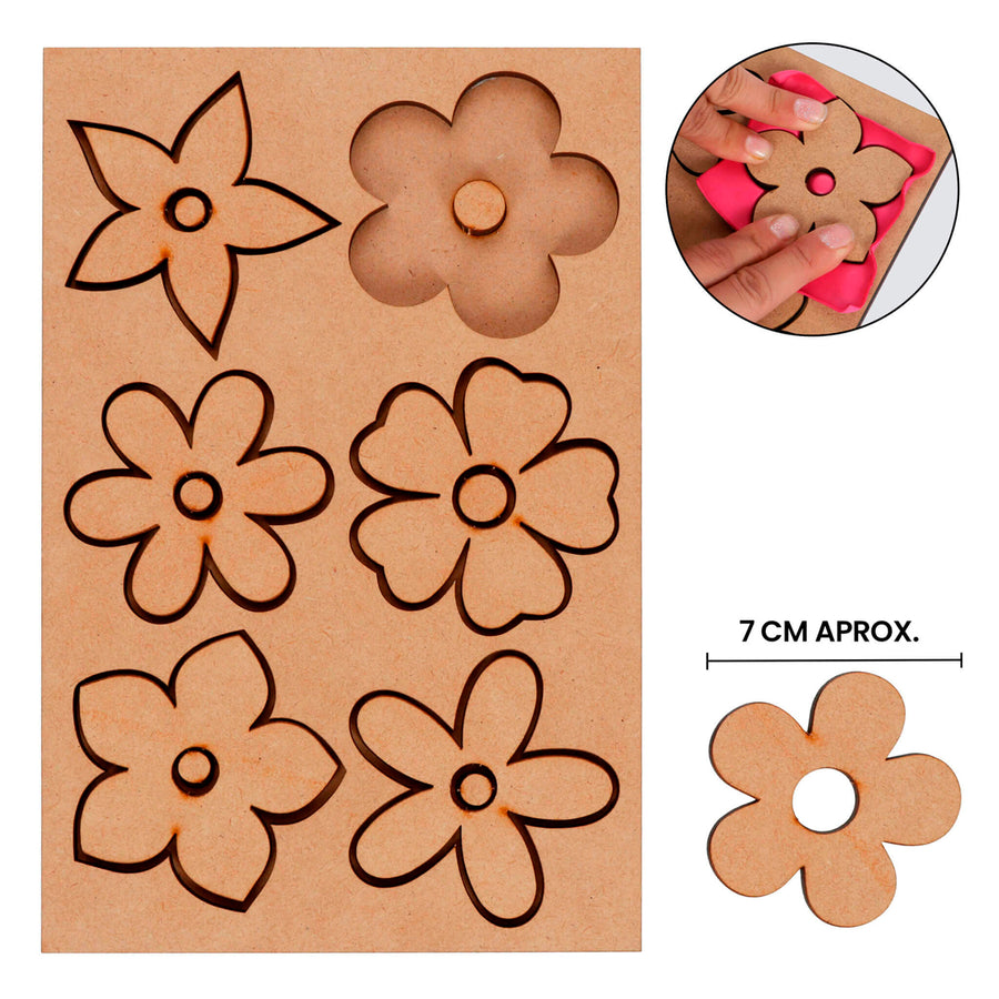 Art.13656 Mold Flor P/Termo Fom 24x15cm