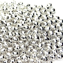 Art.1603 Cuenta Rondel Facetado Oro/Plata
