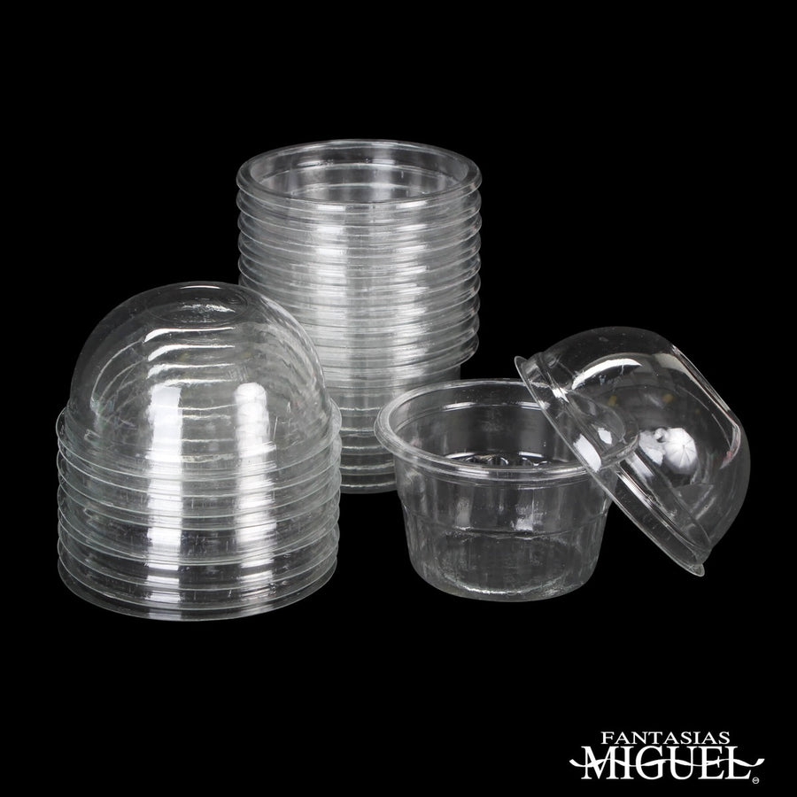 Art.2062 Vaso Con Tapa aprox 140ml 8x9cm 10pz