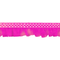 Art.2480 Organza Plisada Con Puntos