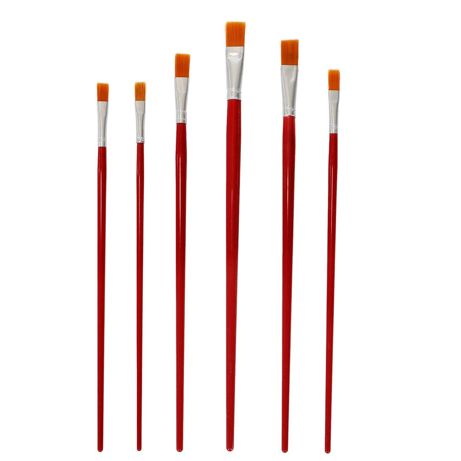 Art.2678 Juego 6 Pinceles Diferentes Medidas  6pz