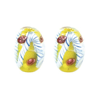 Art.2687 Cuenta Cristal Redonda Tipo Murano Para Cordón