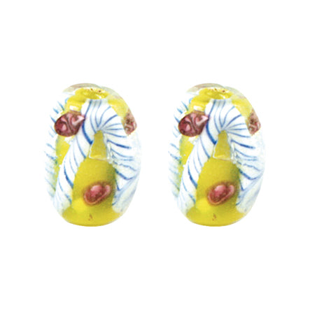 Art.2687 Cuenta Cristal Redonda Tipo Murano Para Cordón