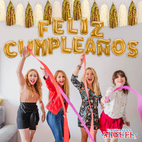 Art.2850 Globo Letras Feliz Cumpleaños 40.6cm 1pz