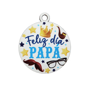 Art.3729 Llaveri Feliz Dia Papa 5.5x5cm