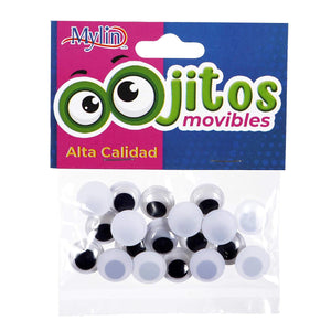 Art.3772 Ojos Movibles 12mm 20pz