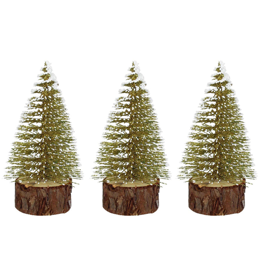 Art.3832 Mini Pino Con Base 10.5x5cm 3pz