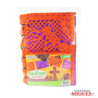 Fantasías Miguel Art.4057 Guia De Papel Picado Muertos 4m 1pz