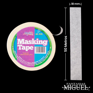 Fantasías Miguel Art.4545 Masking Tape Beige 18mmx50m 1pz