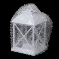 Art.5006 Quinque Plástico Con Vela Led   (Incluye 1 bateria reemplazable) 11.5x7x7cm 1pz