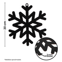 Art.5114 Copo Negro 20x20cm 1pz