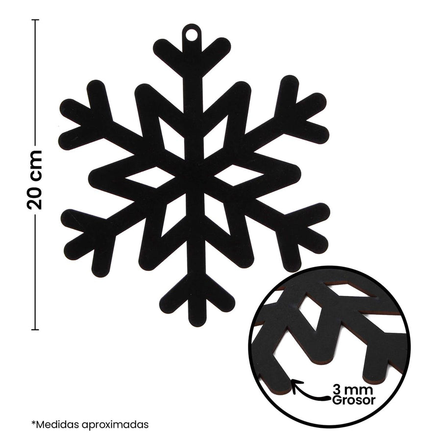 Art.5114 Copo Negro 20x20cm 1pz