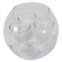 Art.5206 Base Cristal Con 3 Candelabros