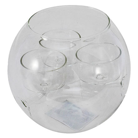 Art.5206 Base Cristal Con 3 Candelabros