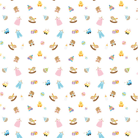 Art.5552 Papel China Baby Blanco