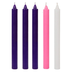 Art.5700 Velas De Adviento 23x2cm 5pz